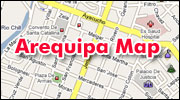 Arequipa Peru map